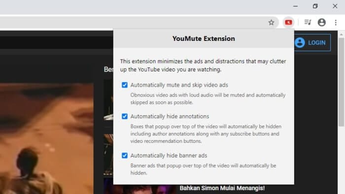 YouMute 3 Ekstensi Chrome untuk Mute Iklan Youtube Otomatis 3 YouMute