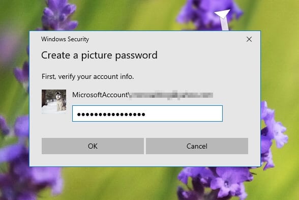 enter password 3 Cara Aktifkan 'Picture Password' di PC/Laptop Windows 10 5 enter password 3