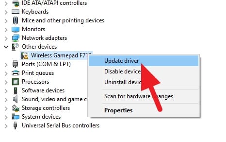 update driver f710 Cara Mengatasi Logitech F710 Tidak Bisa Connect ke Windows 2 update driver f710