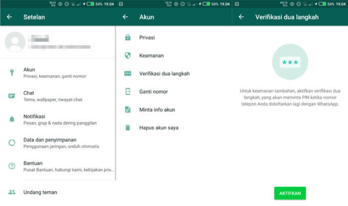 verifikasi dua langkah 5 Tips Jitu yang Bikin WhatsApp Kamu Anti Sadap! 1 verifikasi dua langkah