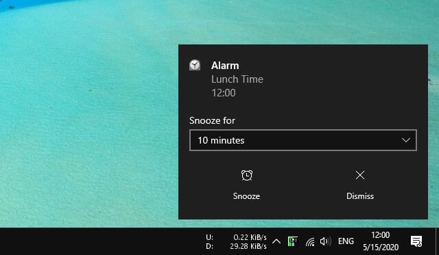Alarm Windows 10 Cara Membuat Alarm di Windows 10 Tanpa Software Tambahan 5 Alarm Windows 10