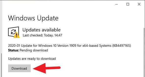 cara update windows 10