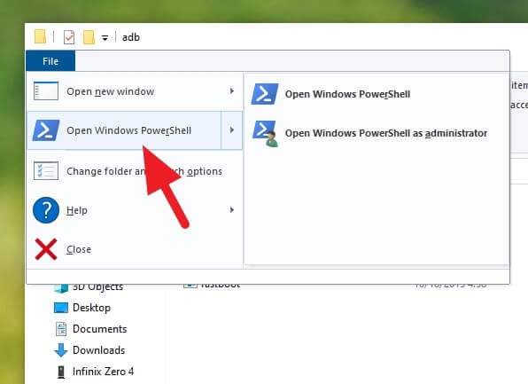 Open Windows PowerShell Cara Mudah Restart Android Tanpa Tombol Power 11 Open Windows PowerShell