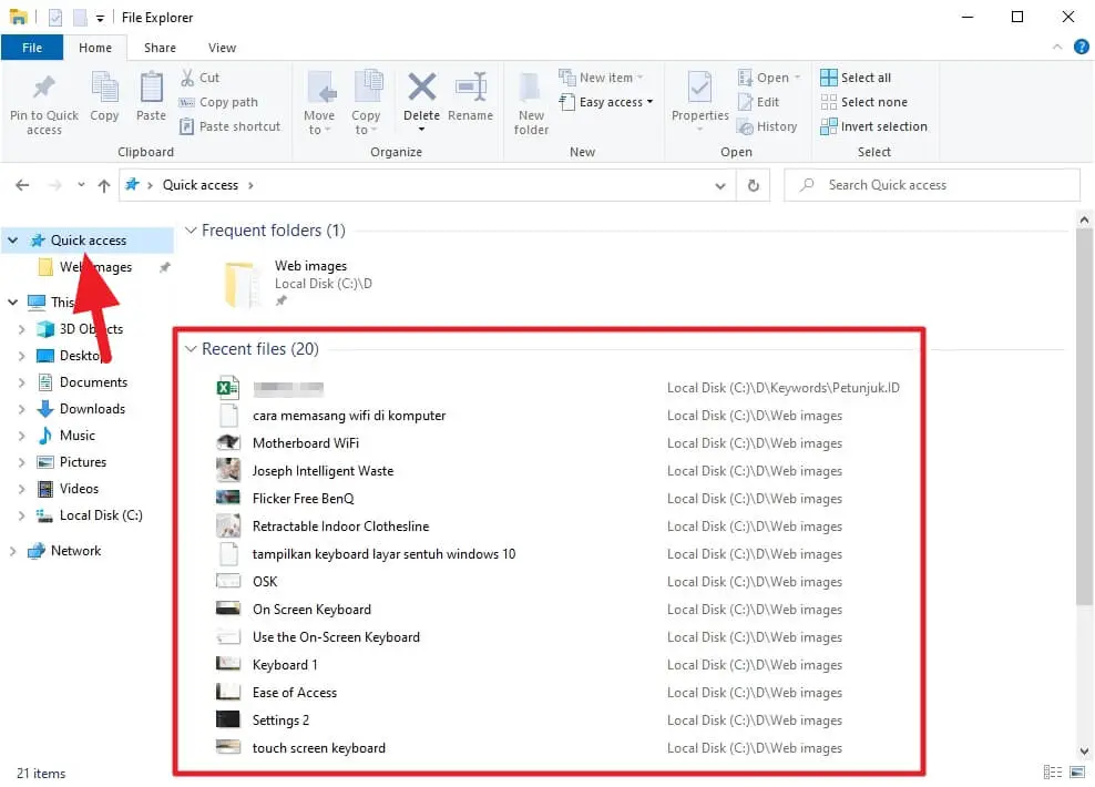 3 Cara Melihat File Yang Pernah Dibuka Di Komputer