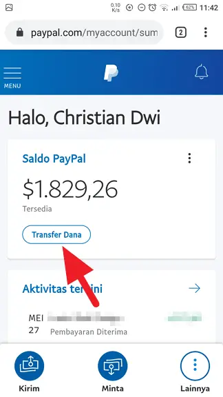 Transfer Dana Cara Transfer Saldo PayPal ke OVO dengan Mudah 5 Transfer Dana