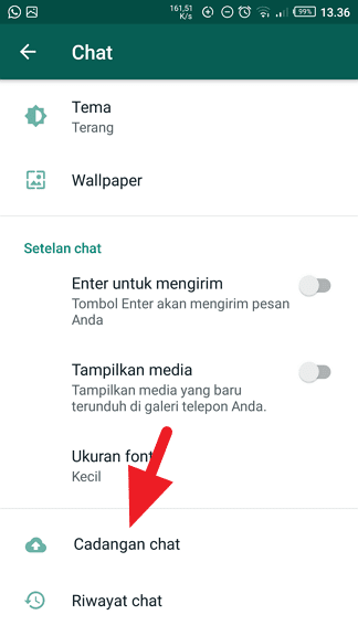 Cadangan chat Cara Mengetahui Akun Gmail yang Terdaftar di WhatsApp 6 Cadangan chat