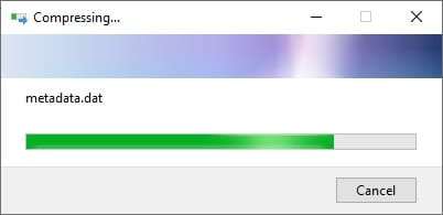 compressing Cara Membuat ZIP di Windows 10 Tanpa Software Tambahan 4 compressing