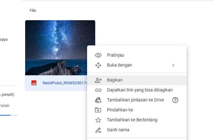 Bagikan File Cara Memindahkan File Google Drive ke Akun Lain 3 Bagikan File