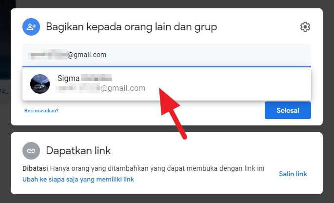 Cara mencari google drive orang lain