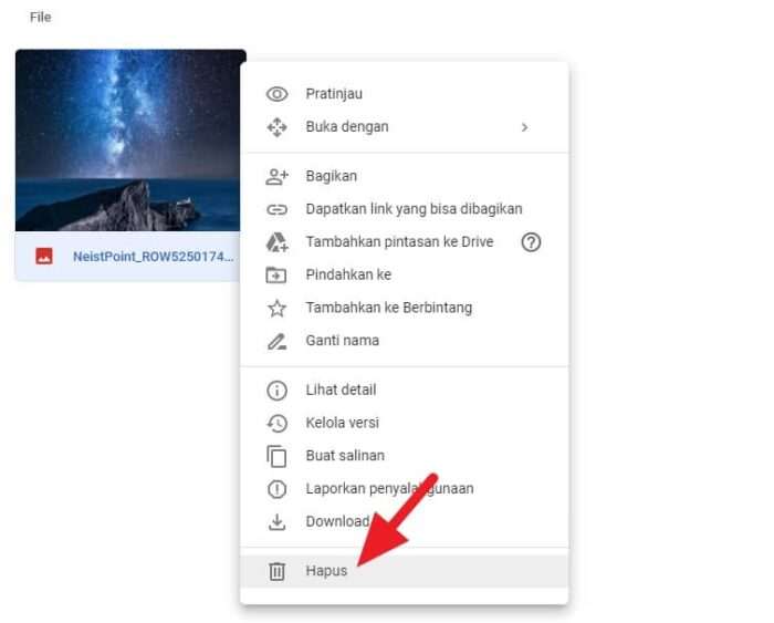 Cara share file melalui google drive