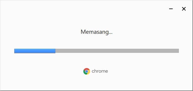 Memasang Cara Download Google Chrome Offline Installer 2 Memasang