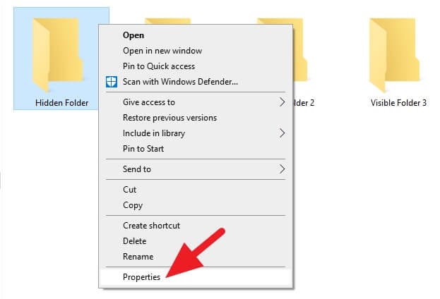 Properties 1 Cara Mudah Menyembunyikan Folder di Windows 2 Properties 1