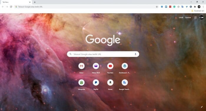 Cara Mengganti Background Google Chrome dengan Foto Sendiri (TANPA ...