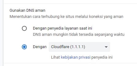 Cloudflare 1111 1 Cara Buka Reddit di Chrome PC Tanpa VPN 5 Cloudflare 1111 1