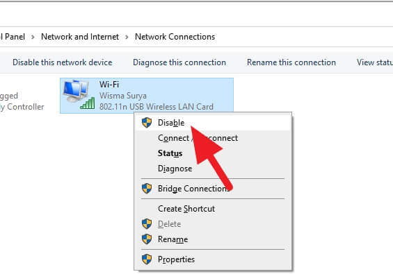 Disable internet 3 Cara Matikan Internet di PC Windows 4 Disable internet