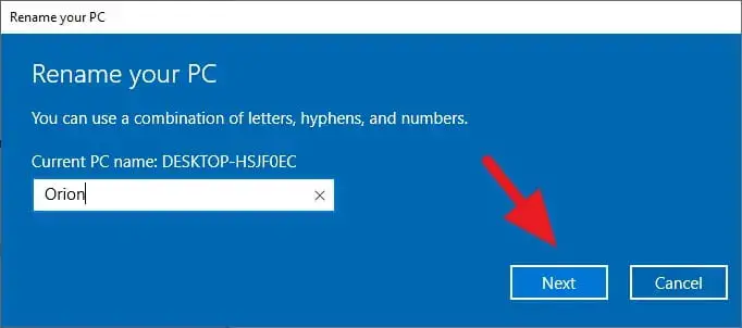 Cara Ganti Nama Laptop/PC di Windows 10 7