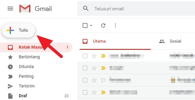 Tulis email 1 Cara Mengirim Folder Lewat Email dengan Mudah 3 Tulis email 1