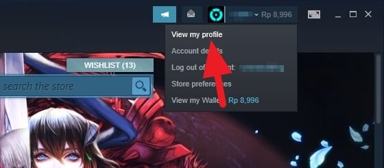 View my profile Cara Mengganti ID Steam dengan Mudah 2 View my profile