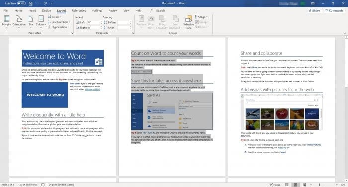 Pilih teks Cara Membuat Microsoft Word Jadi Landscape 4 Pilih teks