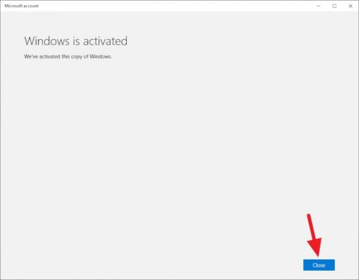 Windows is activated Cara Aktivasi Ulang Windows 10 Setelah Upgrade Hardware 6 Windows is activated
