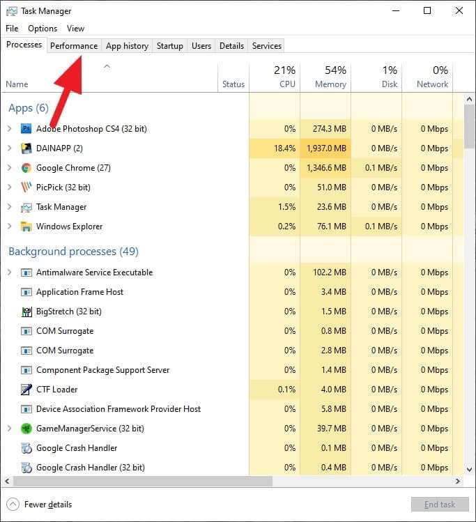 Performance Cara Cek Spesifikasi RAM PC/Laptop 4 Performance