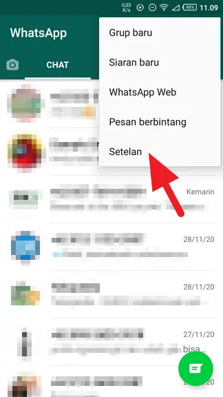 Setelan WhatsApp 4 Tips Membuat WhatsApp Selalu Online Meski Sedang Tidak Kamu Buka 3 Setelan WhatsApp