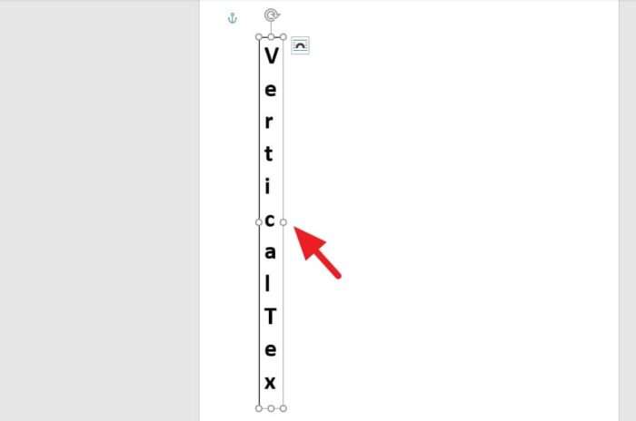 Vertical text 2 Cara Mudah Membuat Tulisan Vertikal di Microsoft Word 9 Vertical text 2