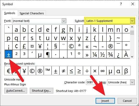 3 Cara Membuat Simbol Kurang-Lebih (±) di Ms. Word