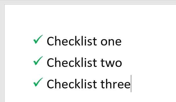 Checklist Microsoft Word Cara Mudah Membuat Ceklis (✓) di Microsoft Word 8 Checklist Microsoft Word