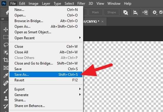 Save as Photoshop Cara Membuat Background Transparan di Photoshop 12 Save as Photoshop