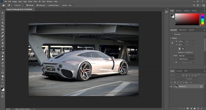 Supercar Photoshop Cara Membuat Background Transparan di Photoshop 1 Supercar Photoshop