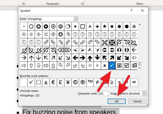 Tutorial Lengkap Simbol Ceklis Di Word Beserta Gambar Microsoft Images 1751