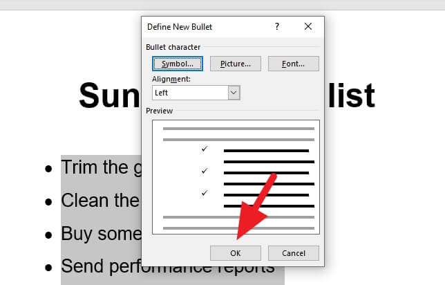 ok 6 Cara Mudah Membuat Ceklis (✓) di Microsoft Word 14 ok 6