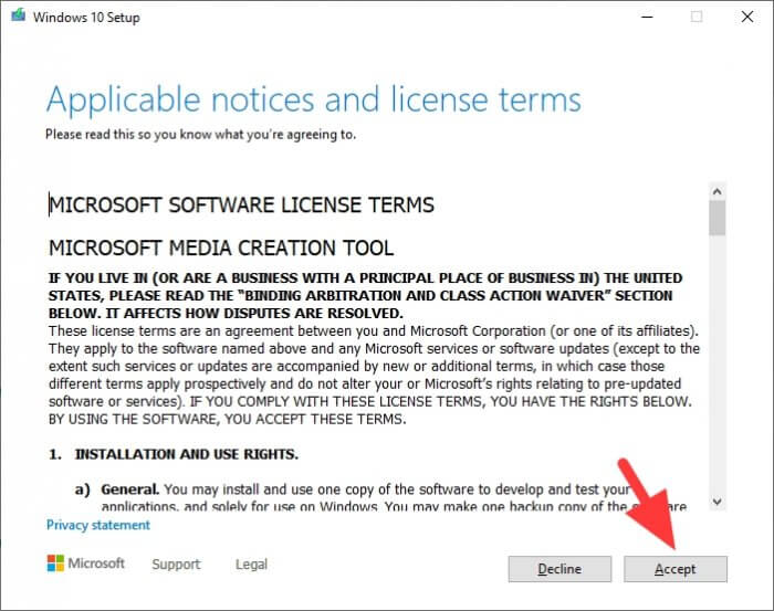 Accept Cara Membuat Bootable Windows 10 di Flash Disk 4 Accept