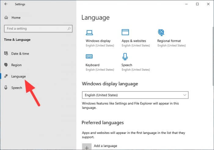 Language 1 Cara Mengubah Bahasa di Windows 10 Menjadi Indonesia 3 Language 1