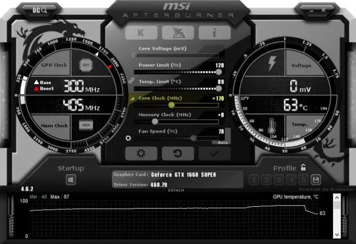 Max core clock Cara Mudah Overclock GPU Agar Performa Game Lebih Lancar 8 Max core clock