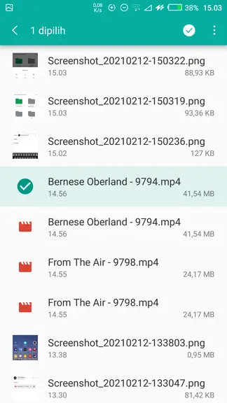 Pilih video 1 Cara Mengirim Video 25MB+ Lewat Aplikasi Gmail Android 9 Pilih video 1