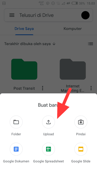 Upload Cara Mengirim Video 25MB+ Lewat Aplikasi Gmail Android 8 Upload