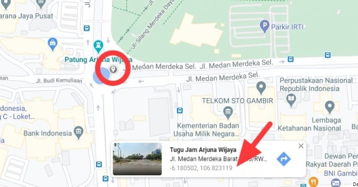 Pin Google Maps Cara Mengetahui Titik Koordinat di Google Maps 6 Pin Google Maps