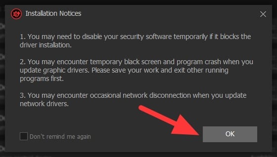 installation notices Cara Update Semua Driver Windows 10 dengan Sekali Klik 5 installation notices