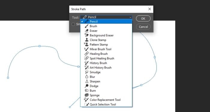 select tools Cara Membuat Garis Melengkung di Photoshop dengan Rapi 5 select tools