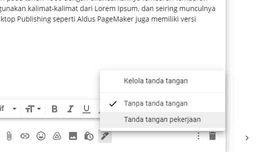 sematkan tanda tangan Cara Mudah Membuat Signature Pada Akhir Email di Gmail 11 sematkan tanda tangan