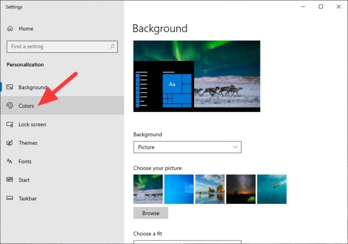 Colors 2 2 Cara Membuat Menu Taskbar Transparan di Windows 10 2 Colors 2