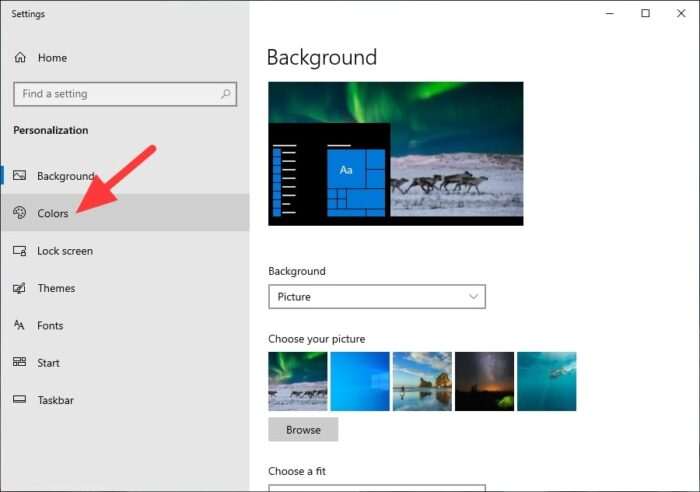 Colors 2 2 Cara Membuat Menu Taskbar Transparan di Windows 10 4 Colors 2