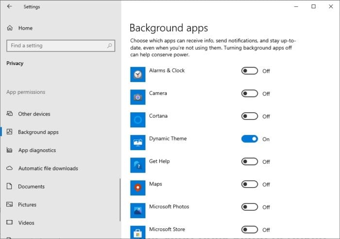 background apps off 5 Cara Sederhana yang Membuat Windows 10 Jadi Hemat Kuota 16 background apps off
