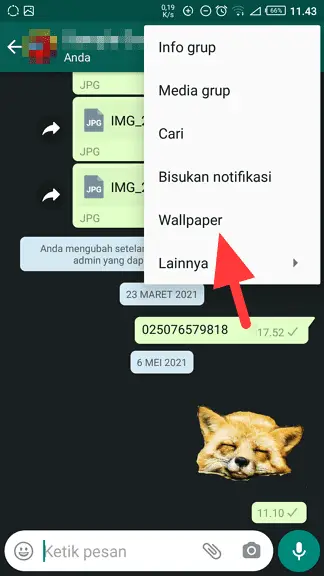 wallpaper chat Cara Ganti Wallpaper Chat WhatsApp dengan Foto Sendiri 10 wallpaper chat