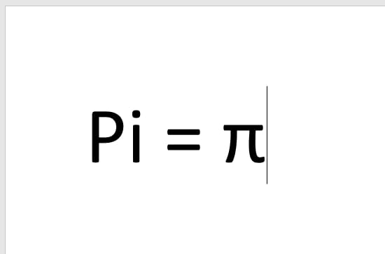 pi keyboard 3 Cara Mudah Membuat Simbol Pi (π) di Word 3 pi keyboard
