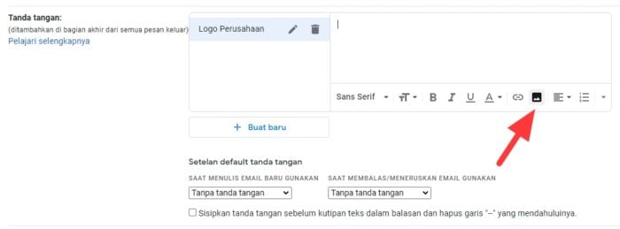 sisipkan gambar Cara Memasang Logo Perusahaan di Bagian Bawah Email Gmail 5 sisipkan gambar