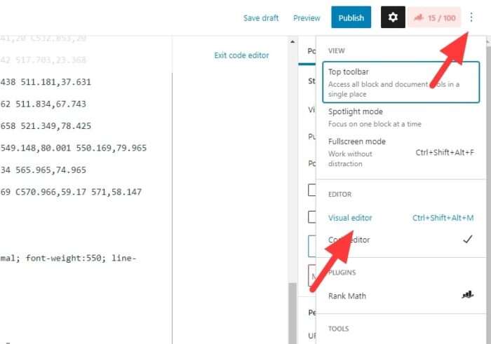 visual editor Cara Menampilkan Postingan Instagram di Halaman Website 10 visual editor