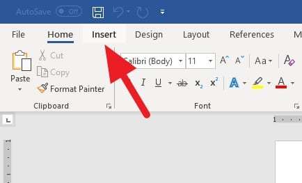 Insert menu Word 3 Cara Membuat Simbol Kurang-Lebih (±) di Ms. Word 3 Insert menu Word